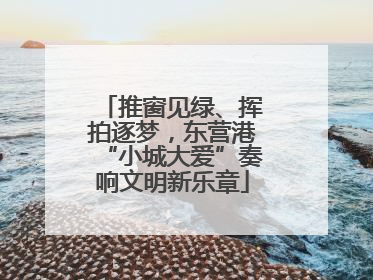 推窗见绿、挥拍逐梦，东营港“小城大爱”奏响文明新乐章